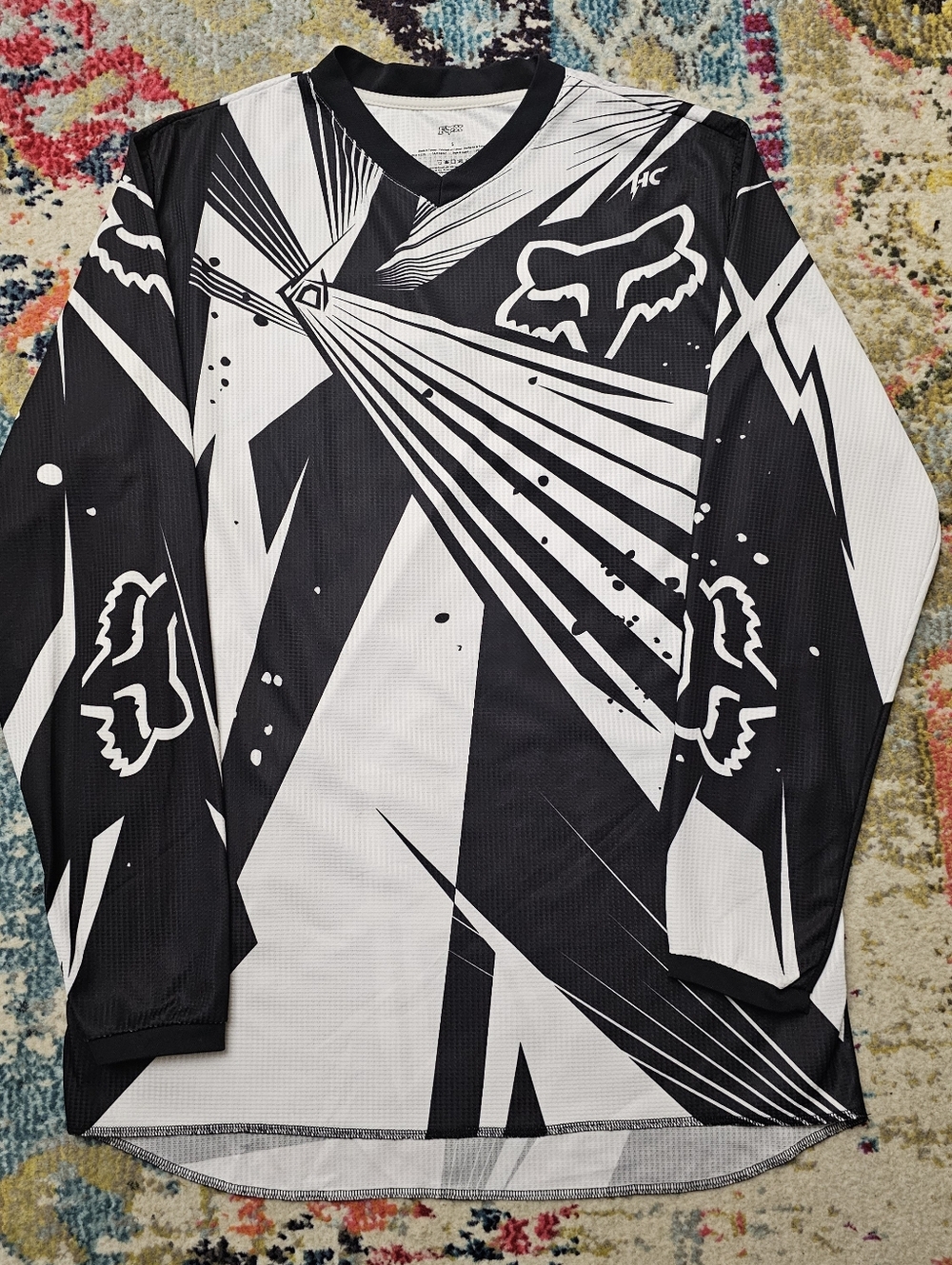 Fox Racing Jersey Mens Small Motorcycle Shirt Biker BMX Dirt Bike Motocross